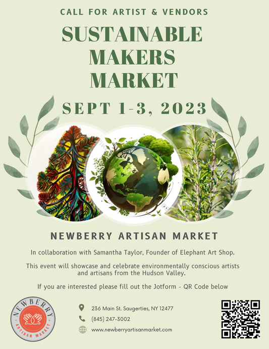 Call for Artists: Sustainable Makers Market: September 1-3, 2023
